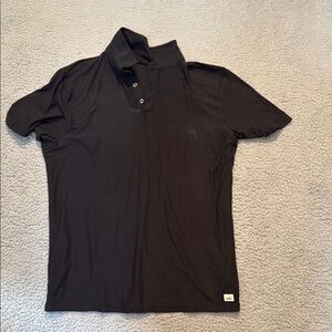 VUORI Strato Tech Polo Men's Black Polo Shirt size M